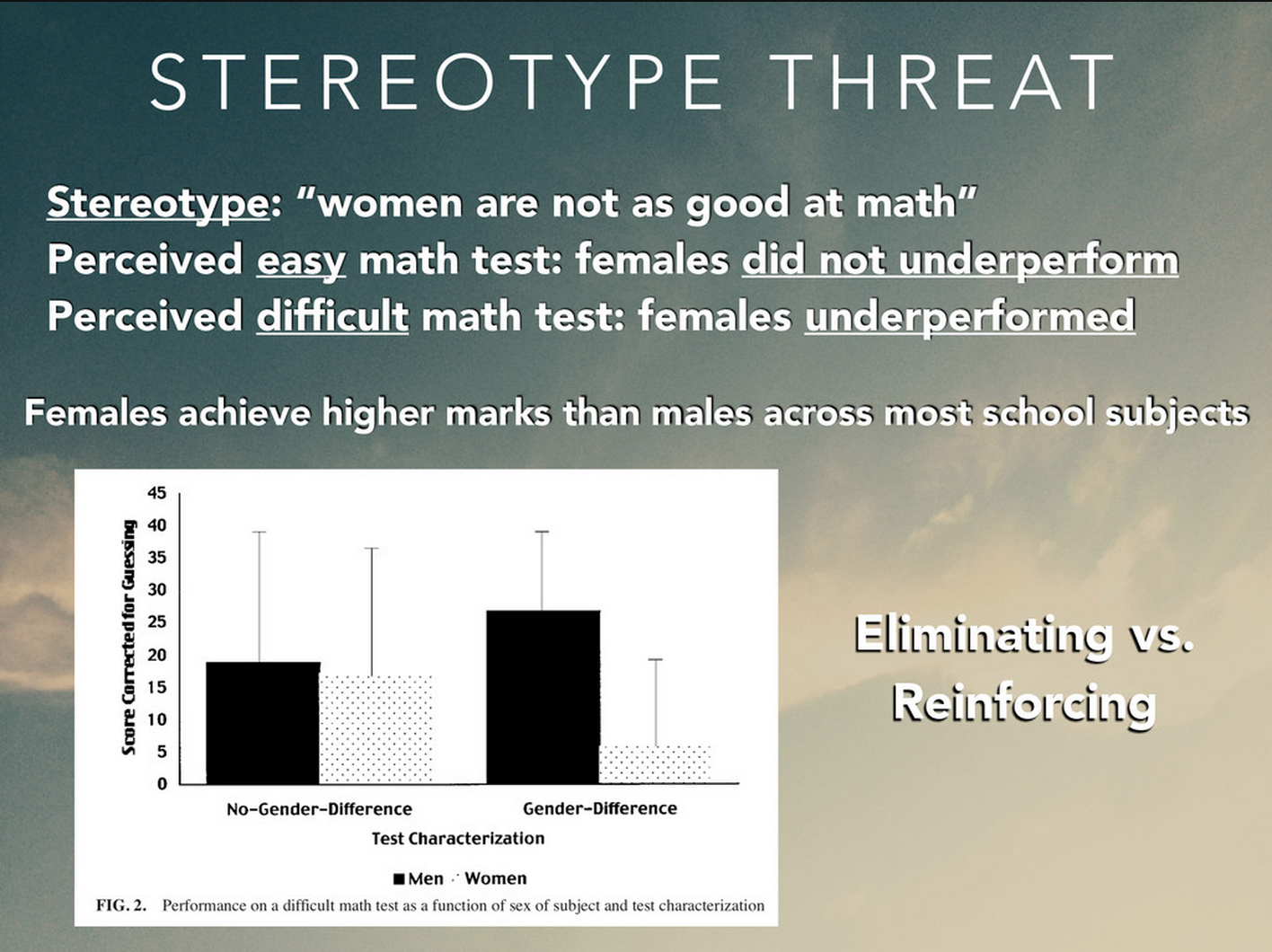 Stereotype Threat Study